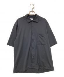 MACKINTOSH PHILOSOPHY（マッキントッシュ フィロソフィー）の古着「ハイパーストレッチメッシュ オーバーサイズシャツ」｜ブラック