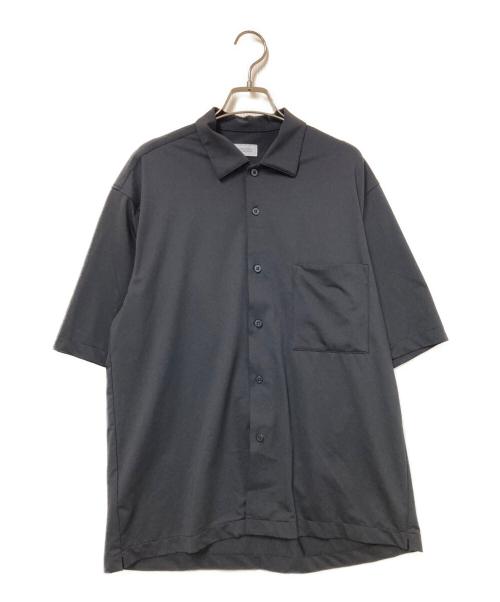 MACKINTOSH PHILOSOPHY（マッキントッシュ フィロソフィー）MACKINTOSH PHILOSOPHY (マッキントッシュ フィロソフィー) ハイパーストレッチメッシュ オーバーサイズシャツ ブラック サイズ:38の古着・服飾アイテム