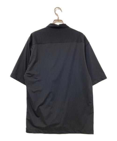 MACKINTOSH PHILOSOPHY（マッキントッシュ フィロソフィー）MACKINTOSH PHILOSOPHY (マッキントッシュ フィロソフィー) ハイパーストレッチメッシュ オーバーサイズシャツ ブラック サイズ:38の古着・服飾アイテム