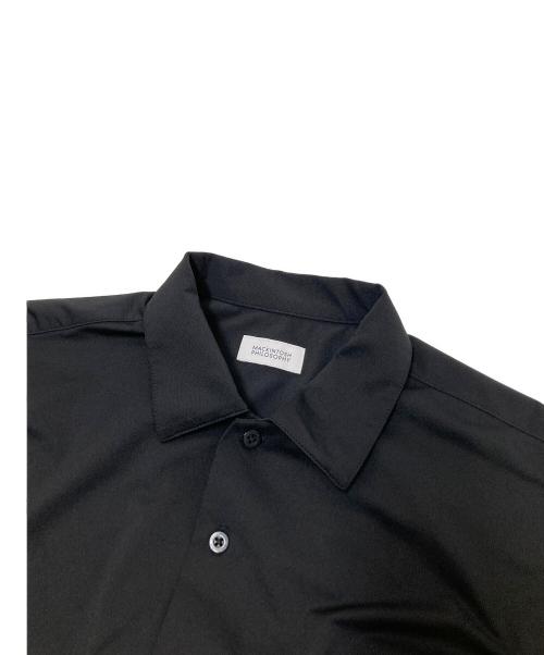 MACKINTOSH PHILOSOPHY（マッキントッシュ フィロソフィー）MACKINTOSH PHILOSOPHY (マッキントッシュ フィロソフィー) ハイパーストレッチメッシュ オーバーサイズシャツ ブラック サイズ:38の古着・服飾アイテム