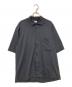 MACKINTOSH PHILOSOPHY（マッキントッシュ フィロソフィー）の古着「ハイパーストレッチメッシュ オーバーサイズシャツ」｜ブラック