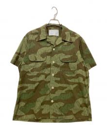 MOUNTAIN RESEARCH（マウンテンリサーチ）の古着「Open Collar Shirt S/S」｜グリーン