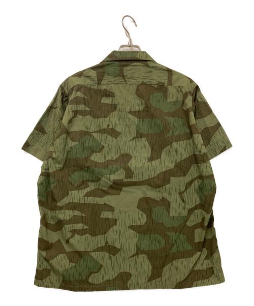 MOUNTAIN RESEARCH（マウンテンリサーチ）MOUNTAIN RESEARCH (マウンテンリサーチ) Open Collar Shirt S/S グリーン サイズ:Sの古着・服飾アイテム