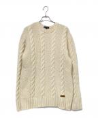 BURBERRYバーバリー）の古着「ケーブルニット」｜ホワイト