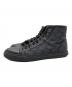GUCCI (グッチ) GGキャンパス ハイカットスニーカー ブラック サイズ:5 1/2：18000円