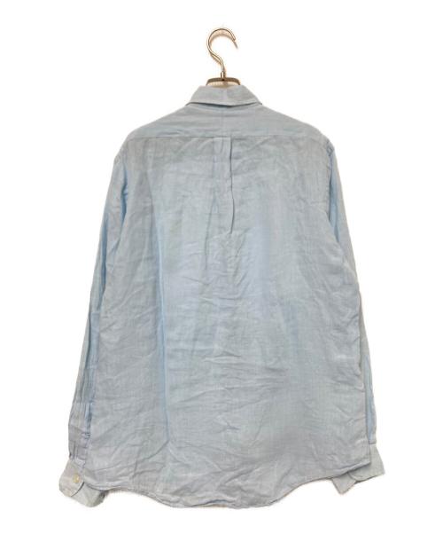 RALPH LAUREN（ラルフローレン）RALPH LAUREN (ラルフローレン) リネンシャツ ブルー サイズ:Mの古着・服飾アイテム