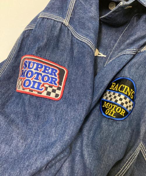 76 Lubricants（ナナロク / セブンティシックス）76 Lubricants (ナナロク / セブンティシックス) カバーオール インディゴ サイズ: Lの古着・服飾アイテム