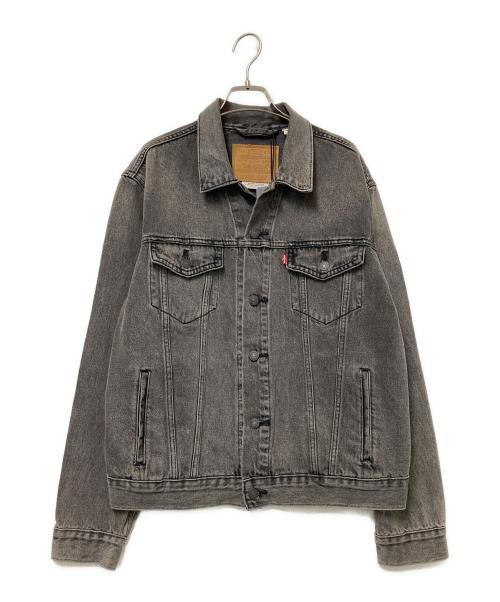 LEVI'S PReMIUM（リーバイス プレミアム）LEVI'S PReMIUM (リーバイス プレミアム) トラッカージャケット ブラック ROUND MIDNIGHT サイズ:Mの古着・服飾アイテム