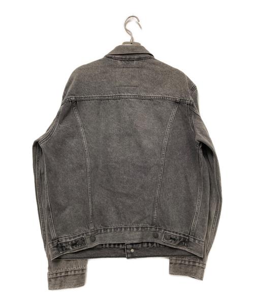 LEVI'S PReMIUM（リーバイス プレミアム）LEVI'S PReMIUM (リーバイス プレミアム) トラッカージャケット ブラック ROUND MIDNIGHT サイズ:Mの古着・服飾アイテム