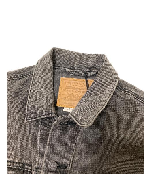 LEVI'S PReMIUM（リーバイス プレミアム）LEVI'S PReMIUM (リーバイス プレミアム) トラッカージャケット ブラック ROUND MIDNIGHT サイズ:Mの古着・服飾アイテム