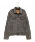 LEVI'S PReMIUM（リーバイス プレミアム）の古着「トラッカージャケット ブラック ROUND MIDNIGHT」