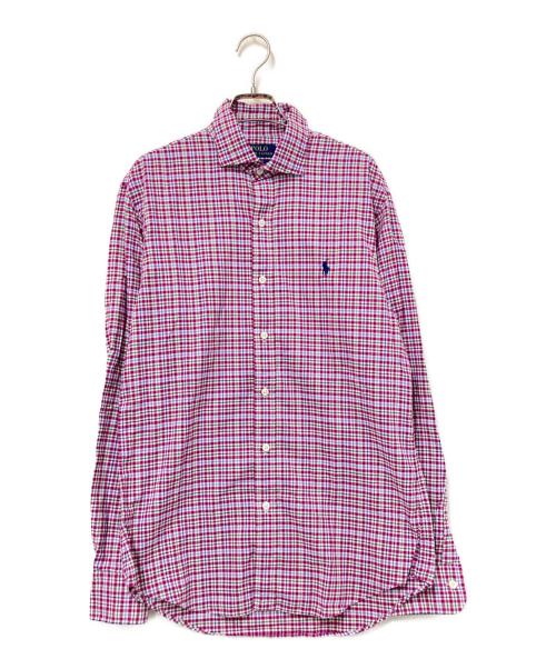 POLO RALPH LAUREN（ポロ・ラルフローレン）POLO RALPH LAUREN (ポロ・ラルフローレン) チェックシャツ パープル サイズ:Mの古着・服飾アイテム