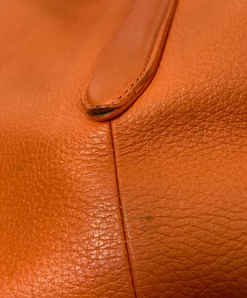 PELLE MORBIDA（ペッレモルビダ）PELLE MORBIDA (ペッレモルビダ) トートバッグ オレンジ サイズ:下記参照の古着・服飾アイテム