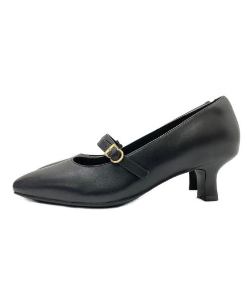 CLARKS（クラークス）CLARKS (クラークス) ヒールパンプス ブラック サイズ:US:7 1/2Mの古着・服飾アイテム