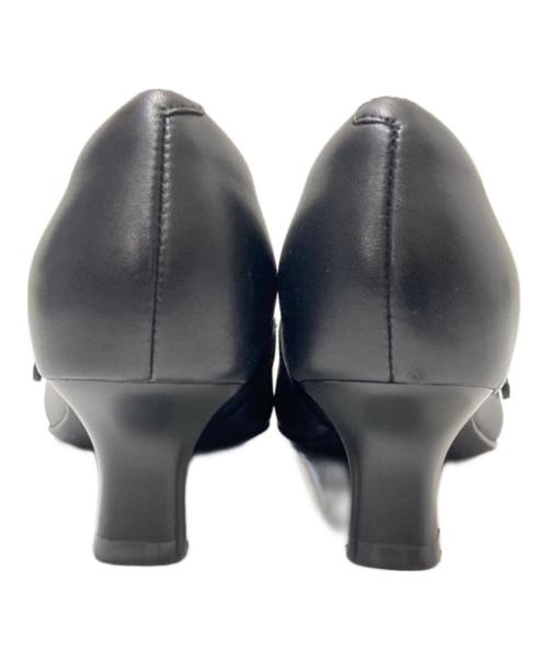 CLARKS（クラークス）CLARKS (クラークス) ヒールパンプス ブラック サイズ:US:7 1/2Mの古着・服飾アイテム