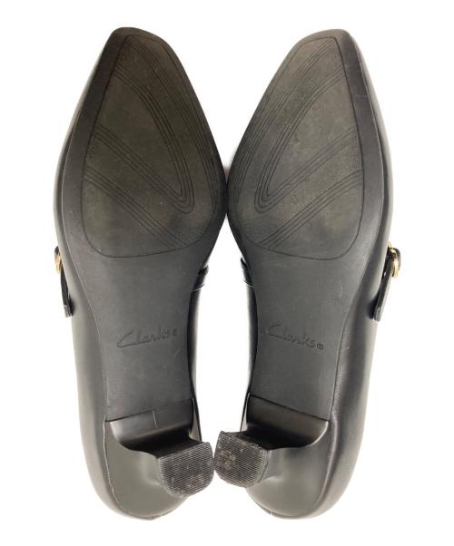 CLARKS（クラークス）CLARKS (クラークス) ヒールパンプス ブラック サイズ:US:7 1/2Mの古着・服飾アイテム