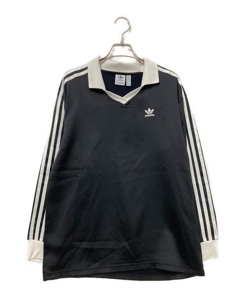 adidas（アディダス）adidas (アディダス) ウィンターライズド 長袖 サッカージャージ ブラック サイズ:Mの古着・服飾アイテム