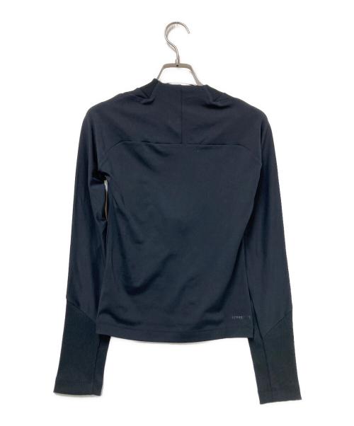adidas（アディダス）adidas (アディダス) ハーフジップシャツ ブラック サイズ:S 未使用品の古着・服飾アイテム