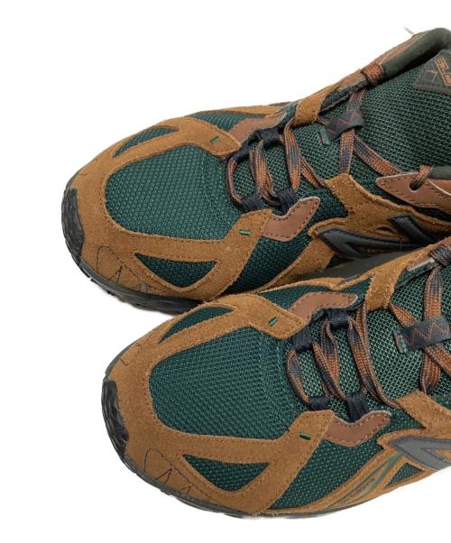 NEW BALANCE（ニューバランス）NEW BALANCE (ニューバランス) ローカットスニーカー ブラウン×グリーン サイズ:27.5cmの古着・服飾アイテム