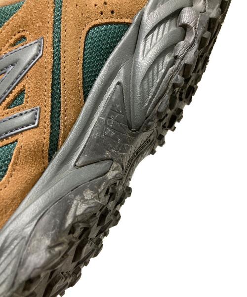 NEW BALANCE（ニューバランス）NEW BALANCE (ニューバランス) ローカットスニーカー ブラウン×グリーン サイズ:27.5cmの古着・服飾アイテム