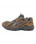 NEW BALANCE (ニューバランス) ローカットスニーカー ブラウン×グリーン サイズ:27.5cm：8000円