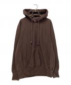 AURALEEオーラリー）の古着「HIGH COUNT HEAVY SWEAT PARKA」｜ブラウン