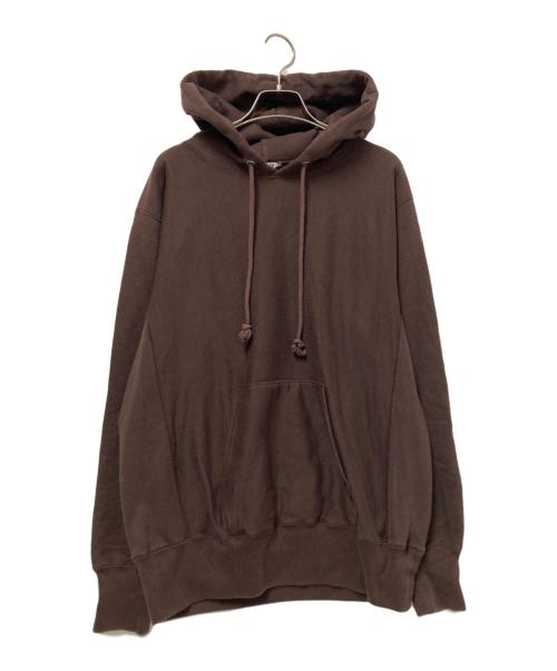 AURALEE（オーラリー）AURALEE (オーラリー) HIGH COUNT HEAVY SWEAT PARKA ブラウン サイズ:3の古着・服飾アイテム