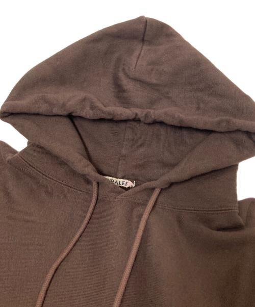 AURALEE（オーラリー）AURALEE (オーラリー) HIGH COUNT HEAVY SWEAT PARKA ブラウン サイズ:3の古着・服飾アイテム