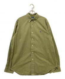 RALPH LAUREN（ラルフローレン）の古着「ボタンダウンシャツ」｜グリーン