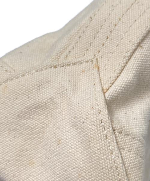 POLO RALPH LAUREN（ポロ・ラルフローレン）POLO RALPH LAUREN (ポロ・ラルフローレン) ロゴ刺繍トートバッグ ホワイト サイズ:下記参照の古着・服飾アイテム