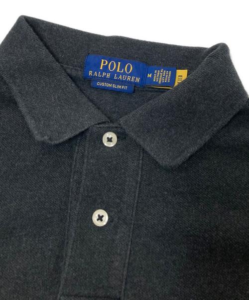 POLO RALPH LAUREN（ポロ・ラルフローレン）POLO RALPH LAUREN (ポロ・ラルフローレン) 長袖ポロシャツ ブラック サイズ:Mの古着・服飾アイテム