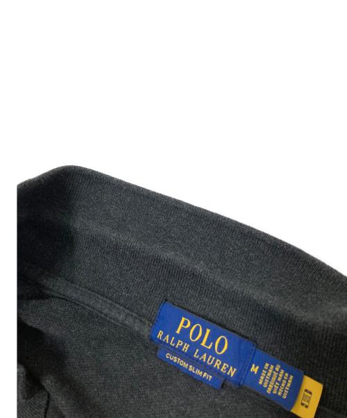 POLO RALPH LAUREN（ポロ・ラルフローレン）POLO RALPH LAUREN (ポロ・ラルフローレン) 長袖ポロシャツ ブラック サイズ:Mの古着・服飾アイテム