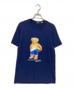 POLO RALPH LAURENポロ・ラルフローレン）の古着「プリントTシャツ」｜ネイビー