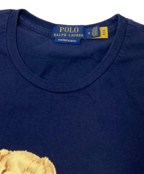 POLO RALPH LAUREN（ポロ・ラルフローレン）POLO RALPH LAUREN (ポロ・ラルフローレン) プリントTシャツ ネイビー サイズ:Mの古着・服飾アイテム