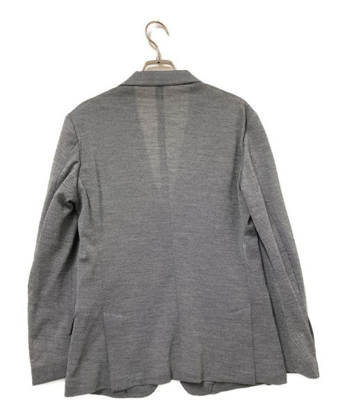 ABAHOUSE（アバハウス）ABAHOUSE (アバハウス) テーラードジャケット ブラック×グレー サイズ:44の古着・服飾アイテム