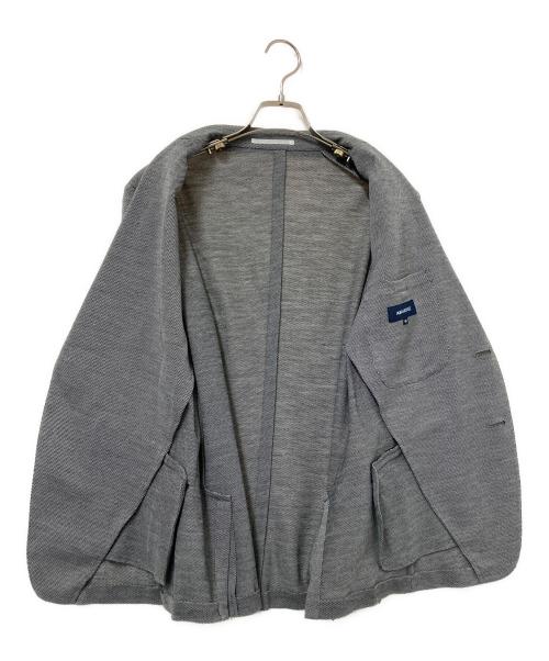ABAHOUSE（アバハウス）ABAHOUSE (アバハウス) テーラードジャケット ブラック×グレー サイズ:44の古着・服飾アイテム