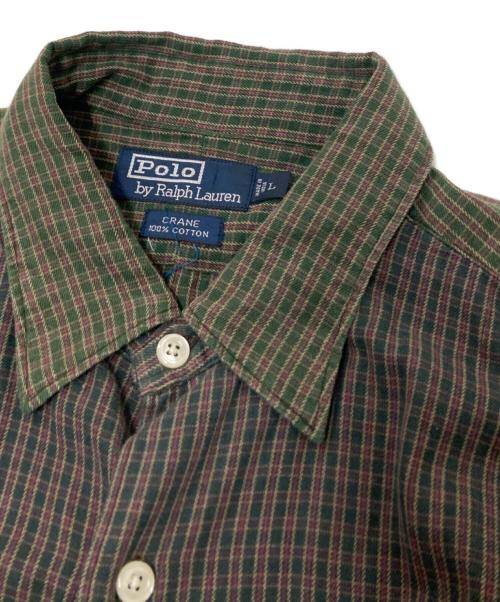 POLO RALPH LAUREN（ポロ・ラルフローレン）POLO RALPH LAUREN (ポロ・ラルフローレン) シャツ ダークグリーン サイズ:Lの古着・服飾アイテム