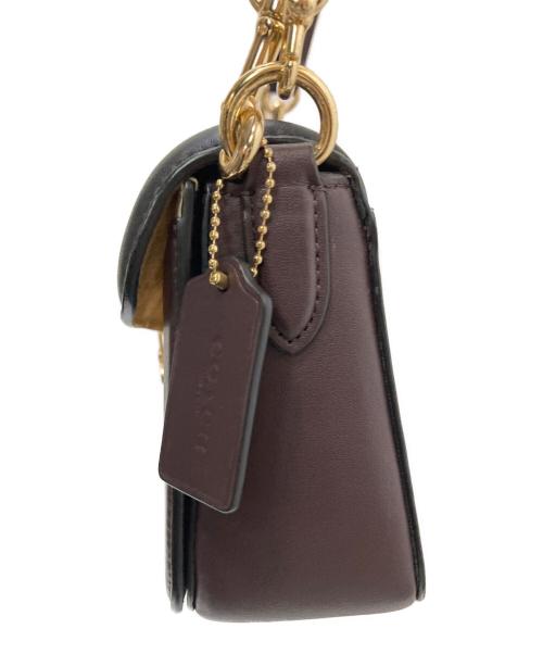 COACH（コーチ）COACH (コーチ) ホース＆キャリッジ2WAYバッグ ブラウン×ホワイト サイズ:下記参照の古着・服飾アイテム