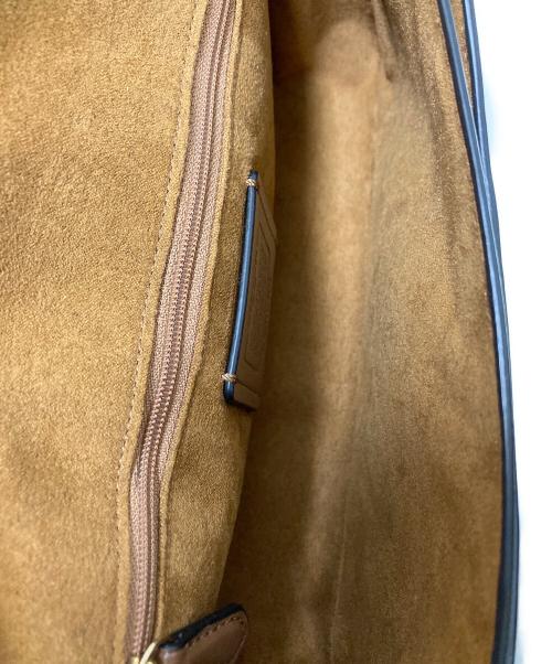 COACH（コーチ）COACH (コーチ) ホース＆キャリッジ2WAYバッグ ブラウン×ホワイト サイズ:下記参照の古着・服飾アイテム