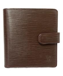 LOUIS VUITTON（ルイ ヴィトン）の古着「2つ折り財布」｜ブラウン