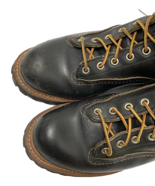 RED WING（レッドウィング）RED WING (レッドウィング) ラインマンブーツ ブラック サイズ:27.0cmの古着・服飾アイテム