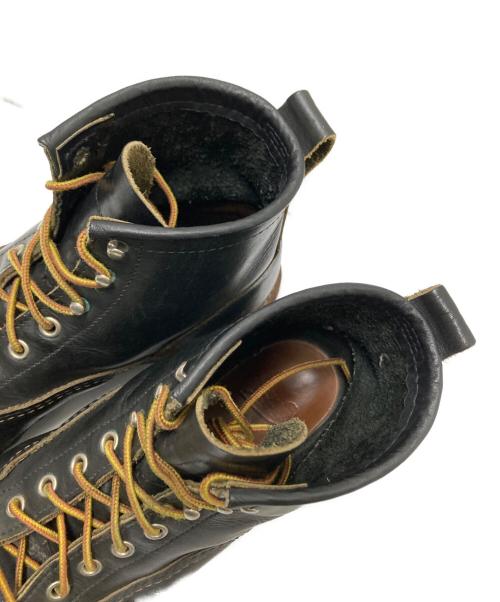 RED WING（レッドウィング）RED WING (レッドウィング) ラインマンブーツ ブラック サイズ:27.0cmの古着・服飾アイテム