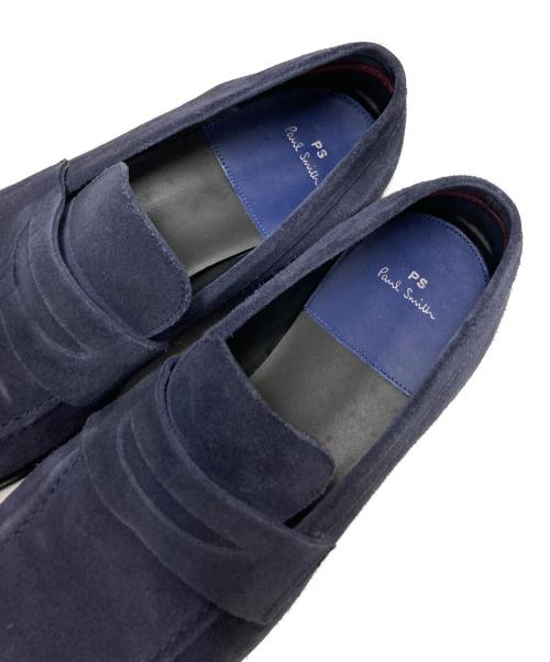 PS Paul Smith（ＰＳポールスミス）PS Paul Smith (ＰＳポールスミス) スエードローファー ネイビー サイズ:9の古着・服飾アイテム