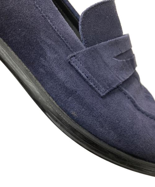 PS Paul Smith（ＰＳポールスミス）PS Paul Smith (ＰＳポールスミス) スエードローファー ネイビー サイズ:9の古着・服飾アイテム