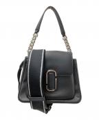 MARC JACOBSマークジェイコブス）の古着「ザ Jマーク ミニ チェーン サッチェル バッグ」｜ブラック×ホワイト