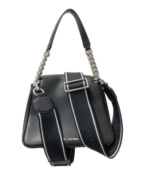 MARC JACOBS（マークジェイコブス）MARC JACOBS (マークジェイコブス) ザ Jマーク ミニ チェーン サッチェル バッグ ブラック×ホワイト サイズ:下記参照の古着・服飾アイテム