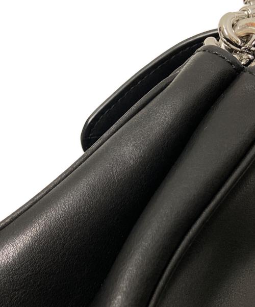 MARC JACOBS（マークジェイコブス）MARC JACOBS (マークジェイコブス) ザ Jマーク ミニ チェーン サッチェル バッグ ブラック×ホワイト サイズ:下記参照の古着・服飾アイテム