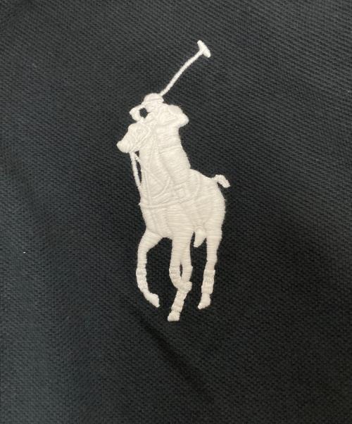 RALPH LAUREN（ラルフローレン）RALPH LAUREN (ラルフローレン) ポロシャツ ブラック×グレー サイズ:Lの古着・服飾アイテム