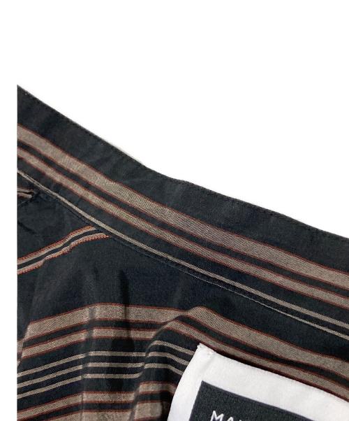 MAISON SPECIAL（メゾンスペシャル）MAISON SPECIAL (メゾンスペシャル) コットンシルクバンドカラーシャツ ブラック サイズ:2の古着・服飾アイテム