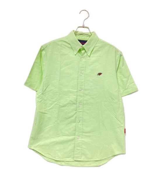 APPLEBUM（アップルバム）APPLEBUM (アップルバム) 半袖BDシャツ グリーン サイズ:Mの古着・服飾アイテム